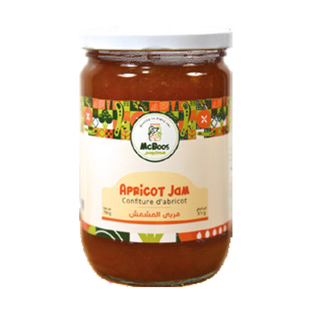 Apricot Jam مربى المشمش - McBoos - 450g, 760g