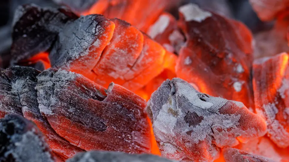Evercoal charcoal glowing