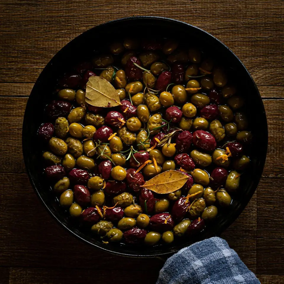 Grilled Olives