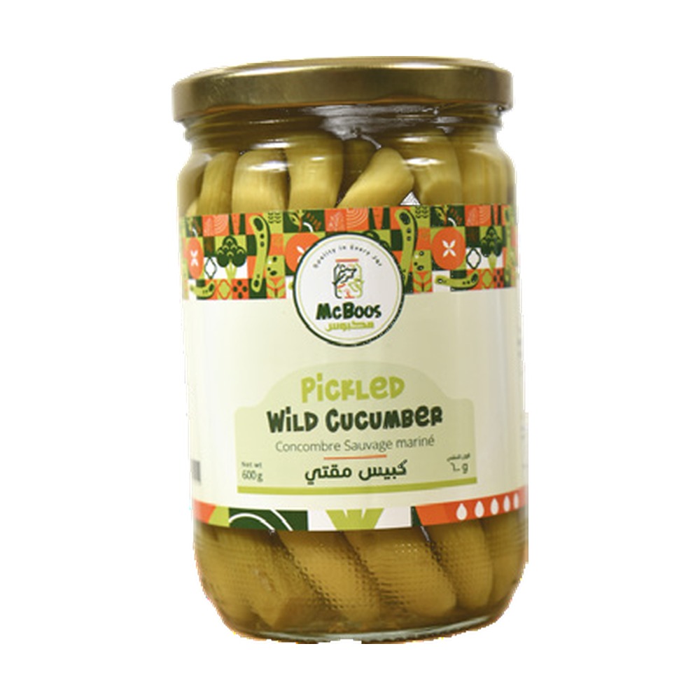 Pickled Wild Cucumber كبيس مقتي - McBoos - 600g
