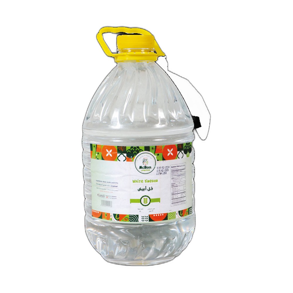 White Vinegar خل أبيض - McBoos - 1L, 4L, 5L